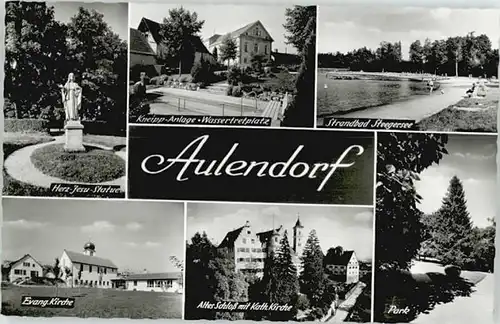 Aulendorf Aulendorf Herz Jesu Kirche Schloss * / Aulendorf /Ravensburg LKR