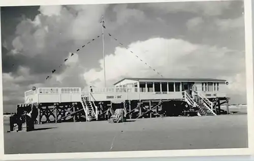 St Peter-Ording St Peter-Ording [handschriftlich] Strandcafe Arche Noah * / Sankt Peter-Ording /Nordfriesland LKR