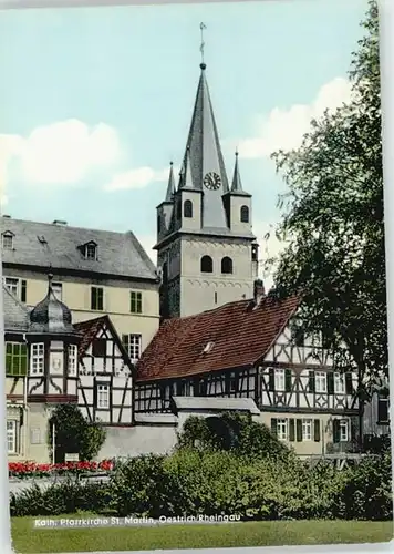 Oestrich-Winkel Oestrich-Winkel Pfarrkirche St Martin * / Oestrich-Winkel /Rheingau-Taunus-Kreis LKR