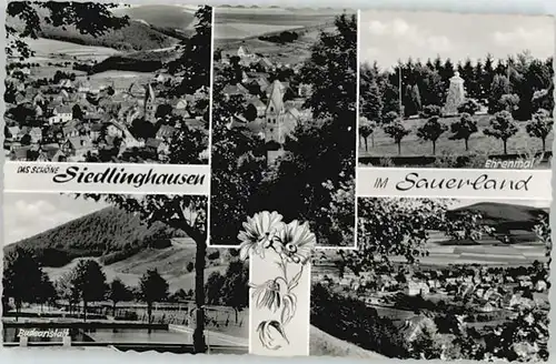 Siedlinghausen Siedlinghausen Ehrenmal Badeanstalt * / Winterberg /Hochsauerlandkreis LKR