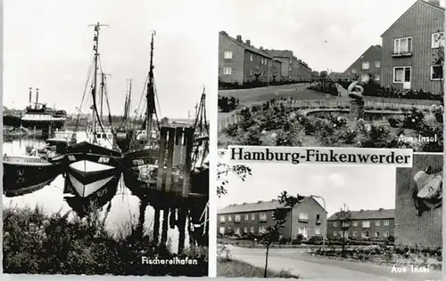 Finkenwerder Finkenwerder Fischereihafen Aue Insel * / Hamburg /Hamburg Stadtkreis