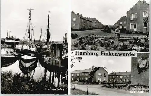 Finkenwerder Finkenwerder Fischereihafen Aue Insel * / Hamburg /Hamburg Stadtkreis