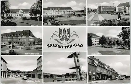 Salzgitter Salzgitter Schuetzenplatz Kurhaus Breslauer Strasse Marktplatz * / Salzgitter /Salzgitter Stadtkreis