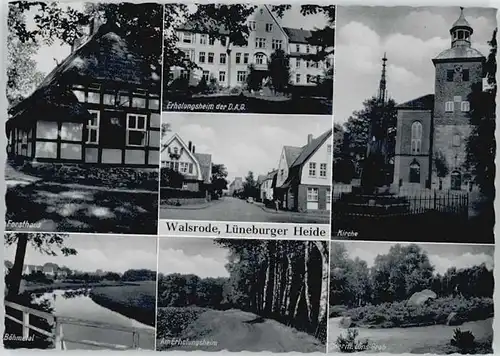 Walsrode Lueneburger Heide Walsrode Erholungsheim Forsthaus Kirche * / Walsrode /Soltau-Fallingbostel LKR