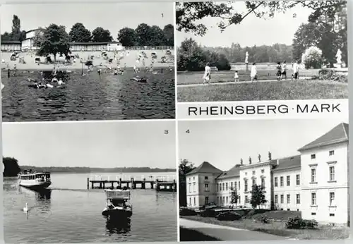 Rheinsberg Rheinsberg Freibad Schloss Diabetiker Sanatorium Helmut Lehmann x / Rheinsberg /Ostprignitz-Ruppin LKR