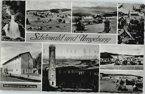 Schoenwald Schwarzwald Schoenwald Muettergenesungsheim St Marien x / Schoenwald im Schwarzwald /Schwarzwald-Baar-Kreis LKR