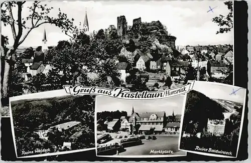 Kastellaun Hunsrueck Kastellaun Ruine Waldeck Marktplatz Ruine Balduinseck x / Kastellaun /Rhein-Hunsrueck-Kreis LKR