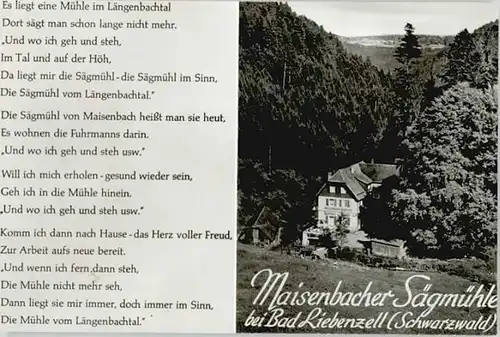 Maisenbach Maisenbach Gasthaus Pension * / Bad Liebenzell /Calw LKR