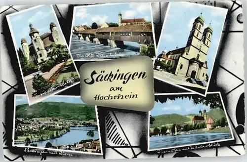 Bad Saeckingen Bad Saeckingen Fridolinsmuenster Trompeter Schloss  * / Bad Saeckingen /Waldshut LKR