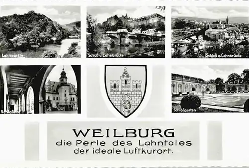 Weilburg Weilburg Schloss Lahnbruecke * / Weilburg Lahn /Limburg-Weilburg LKR