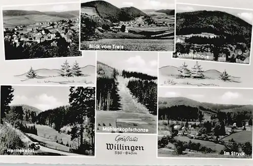 Willingen Sauerland Willingen Sauerland Muehlenkopfschanze Hermeketal * / Willingen (Upland) /Waldeck-Frankenberg LKR