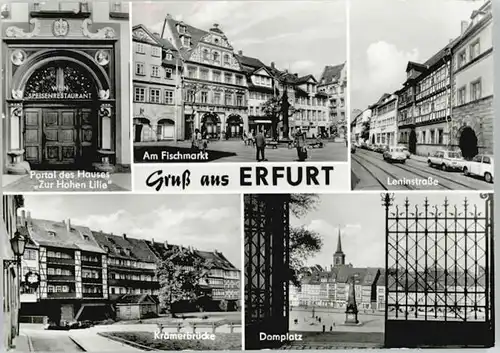 Erfurt Erfurt Leninstrasse Kraeamerbruecke x / Erfurt /Erfurt Stadtkreis