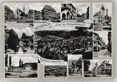 Mosbach Baden Mosbach Heugasse  x / Mosbach /Neckar-Odenwald-Kreis LKR