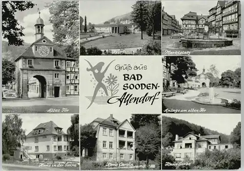 Bad Sooden-Allendorf Bad Sooden-Allendorf Haus in der Sonne Haus Sorbe Haus Carola * / Bad Sooden-Allendorf /Werra-Meissner-Kreis LKR