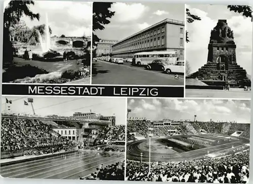 Leipzig Leipzig Stadion Voelkerschlachtdenkmal x / Leipzig /Leipzig Stadtkreis