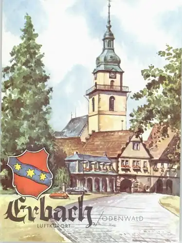 Erbach Odenwald Erbach Odenwald Kuenstlerkarte Wappen * / Erbach /Odenwaldkreis LKR