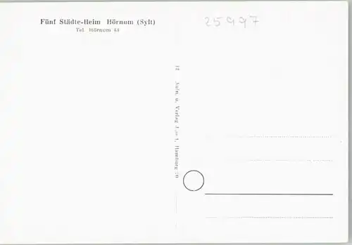 Hoernum Sylt Hoernum Sylt Fuenf Staedte Heim * / Hoernum (Sylt) /Nordfriesland LKR