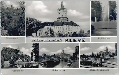 Bad Cleve Bad Cleve Schwanenburg Kermisdahl Schuesterkes Brunnen x / Kleve /Kleve LKR
