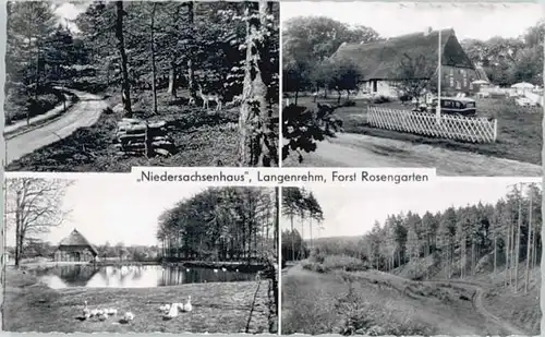 Langenrehm Langenrehm Gasthaus Niedersachsenhaus Forst Rosengarten * / Rosengarten /Harburg LKR