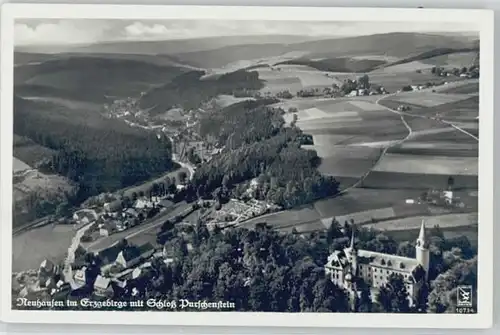 Neuhausen Erzgebirge Neuhausen Erzgebirge Fliegeraufnahme Schloss Purschenstein * / Neuhausen Erzgebirge /Mittelsachsen LKR