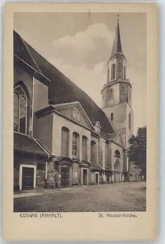 Coswig Anhalt Coswig Anhalt St. Nicolai-Kirche * / Coswig Anhalt /Wittenberg LKR