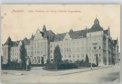 Bautzen Bautzen Justizgebaeude Koenig Friedrich Augustplatz x / Bautzen /Bautzen LKR