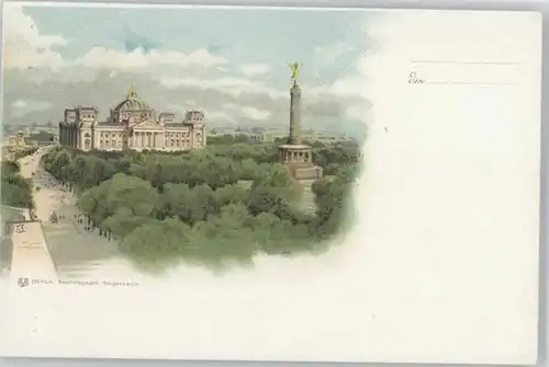Berlin Berlin Reichtagsgebaeude Siegessaeule * / Berlin /Berlin Stadtkreis