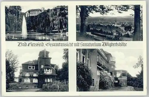 Bad Hersfeld Bad Hersfeld Sanatorium Wigbertshoehe * / Bad Hersfeld /Hersfeld-Rotenburg LKR