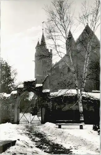 Ingelheim Rhein Burg Kirche  * / Ingelheim am Rhein /Mainz-Bingen LKR