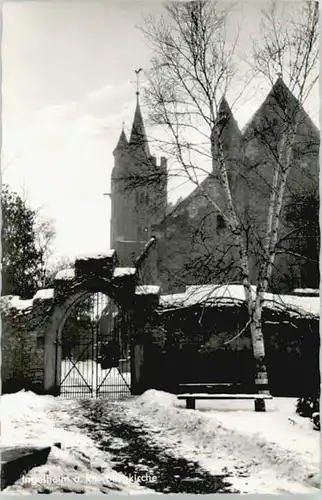 Ingelheim Rhein Burg Kirche  * / Ingelheim am Rhein /Mainz-Bingen LKR