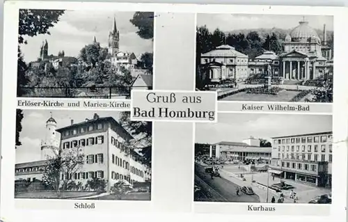 Bad Homburg Bad Homburg Erloeser Kirche Marien Kirche Kaiser Wilhelm Bad x / Bad Homburg v.d. Hoehe /Hochtaunuskreis LKR