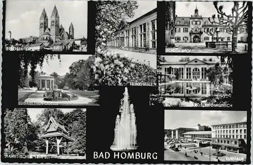 Bad Homburg Bad Homburg Elisabethen Quelle Erloeser Kirche  * / Bad Homburg v.d. Hoehe /Hochtaunuskreis LKR
