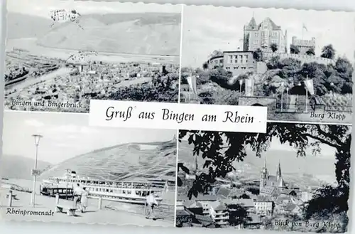 Bingen Rhein Bingen Bingerbrueck Burg Klopp x / Bingen am Rhein /Mainz-Bingen LKR