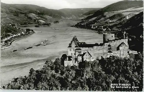 Bacharach Rhein Bacharach Burg Stahleck x / Bacharach /Mainz-Bingen LKR