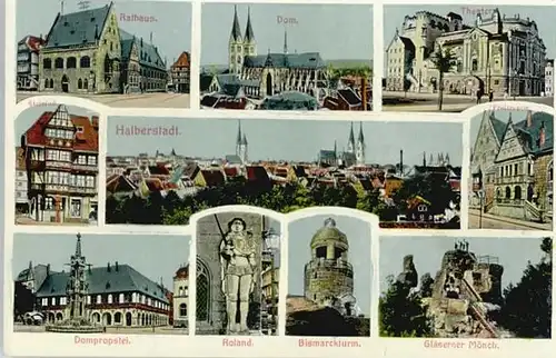 Halberstadt Halberstadt Stelzfuss Bismarckturm Glaeserner Moench x / Halberstadt /Harz LKR