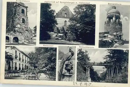 Halberstadt Halberstadt Bismarckturm Spiegelsbergen x / Halberstadt /Harz LKR