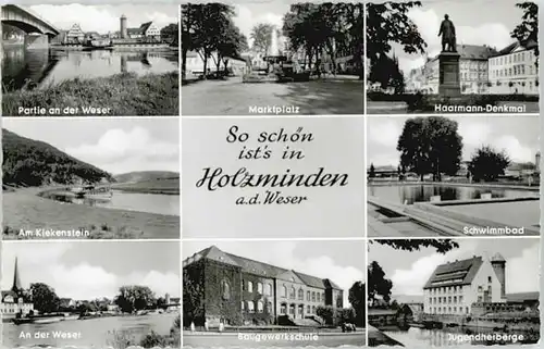Holzminden Weser Holzminden Kiekenstein Haarmann Denkmal  * / Holzminden /Holzminden LKR