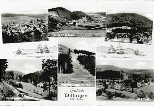 Willingen Sauerland Willingen Sauerland Muehlenkopfschanze Hermeketal * / Willingen (Upland) /Waldeck-Frankenberg LKR