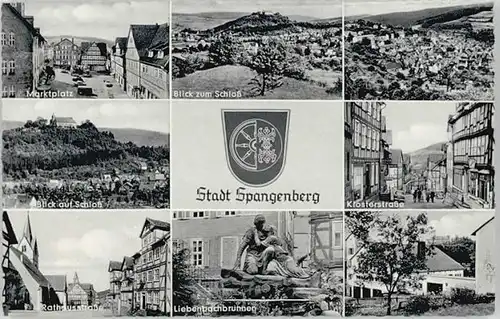 Spangenberg Hessen Spangenberg Liebenbachbrunnen Klosterstrasse * / Spangenberg /Schwalm-Eder-Kreis LKR