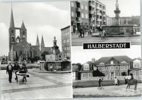 Halberstadt Halberstadt Martini Kirche Fischmarkt Burcharditor x / Halberstadt /Harz LKR