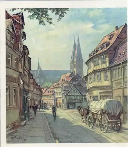 Halberstadt Halberstadt Groeperstrasse KuenstlerWalter Gemm * / Halberstadt /Harz LKR