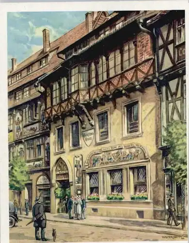 Halberstadt Halberstadt Gotische Haus KuenstlerWalter Gemm * / Halberstadt /Harz LKR