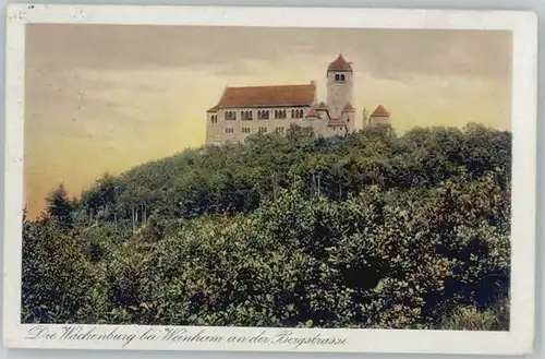 Weinheim Bergstrasse Weinheim Wachenburg x / Weinheim /Heidelberg Stadtkreis