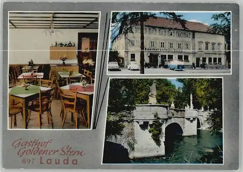 Lauda-Koenigshofen Lauda Gasthof Goldener Stern * / Lauda-Koenigshofen /Main-Tauber-Kreis LKR