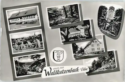 Waldkatzenbach Waldkatzenbach Hoellengrund Rathaus Am Katzenweg x / Waldbrunn /Neckar-Odenwald-Kreis LKR