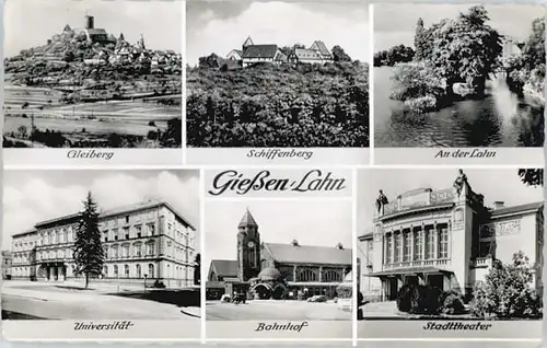 Giessen Lahn Giessen Lahn Gleiberg Schiffenberg Stadttheater x / Giessen /Giessen LKR