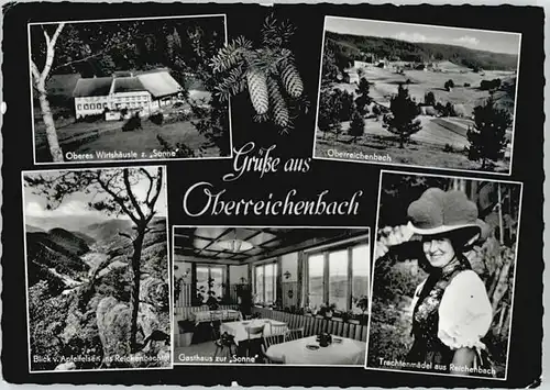 Hornberg Schwarzwald [Stempelabschlag] Oberreichenbach Trachtenmaedchen x / Hornberg /Ortenaukreis LKR