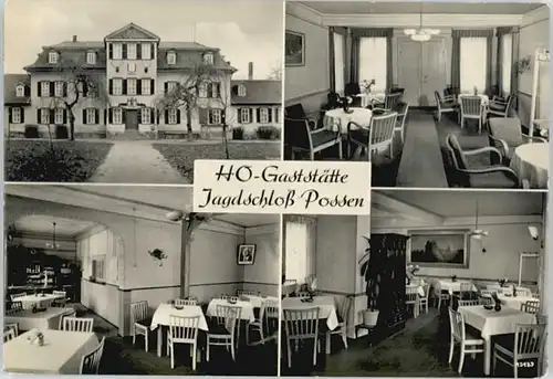 Sondershausen Thueringen Sondershausen Thueringen HO-Gaststaette Jagdschloss Possen x / Sondershausen /Kyffhaeuserkreis LKR