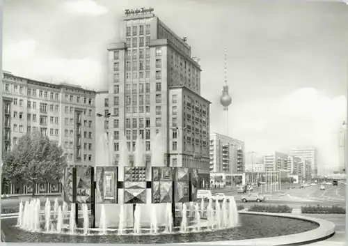 Berlin Berlin Strausberger Platz Fernsehturm UKW-Turm x / Berlin /Berlin Stadtkreis