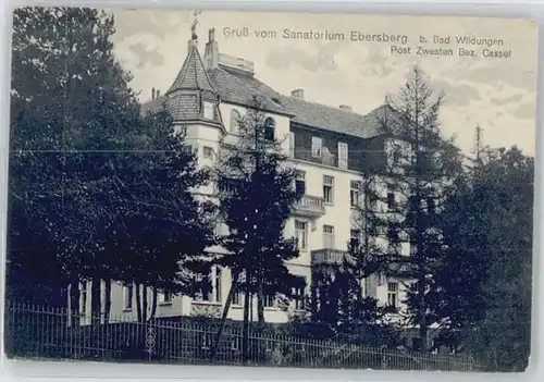 Bad Wildungen Bad Wildungen Sanatorium Ebersberg * / Bad Wildungen /Waldeck-Frankenberg LKR